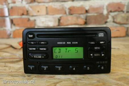 Radio 6000 CD Ford Transit FOCUS MONDEO FIESTA FUSION+ KOD