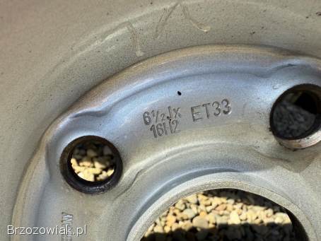 Koła zimowe 5x112 R16 VW 6,  5J ET33 57,  1 mm + 225/55 Laufenn 2018 r.  4,  5/5mm