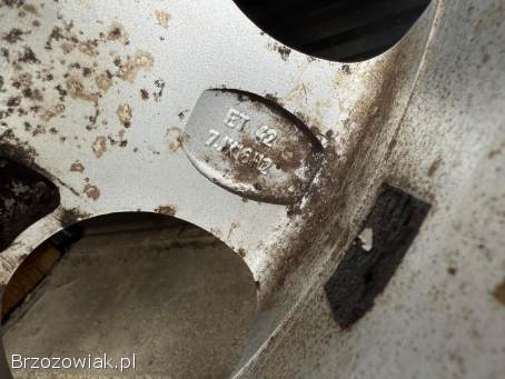 Koła letnie 5x112 R16 Audi 7J ET42 57,  1 stan DB + 205/60 Michelin 5 mm VW Skoda