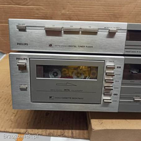 Wieża Philips Digital Tuner 2224 oraz Deck 6222