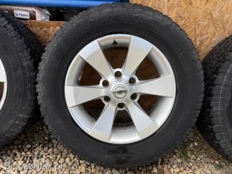 Koła 6x139,  7 R17 Nissan ET25 7J 100 mm stan BDB + 235/65 Lassa 5,  5/7 mm