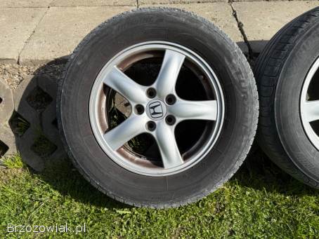 Koła letnie 5x114,  3 R16 ENKEI 6,  5JJ ET55 64,  1 mm stan DB + 215/65 Bridgestone