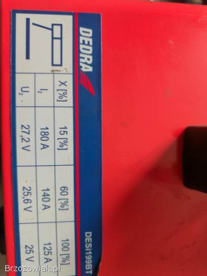 SPAWARKA DEDRA 180A MMA DESI199BT