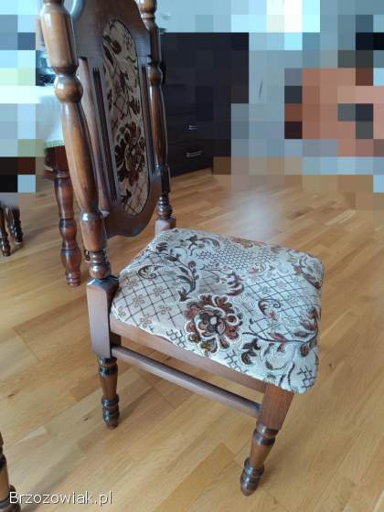6 krzeseł drewnianych