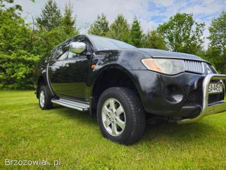 Mitsubishi L200 2.  5 DI-D 136 KM Rok 2008 Zarejestrowany jako ciężarowy