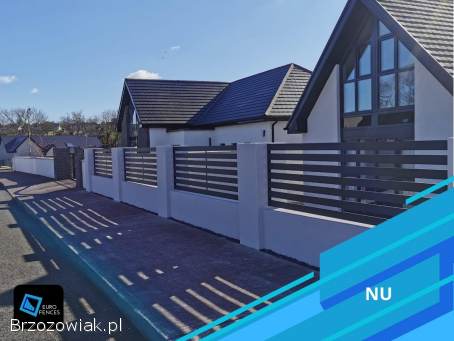 Aluminiowe ogrodzenie Euro Fences -  model NU