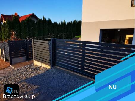 Aluminiowe ogrodzenie Euro Fences -  model NU