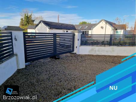 Aluminiowe ogrodzenie Euro Fences -  model NU