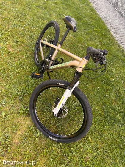 Rower Romet 24” – jak nowy!  Shimano,  hamulce tarczowe