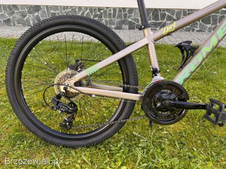 Rower Romet 24” – jak nowy!  Shimano,  hamulce tarczowe