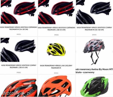 Kaski na rower.  Zapraszam.
