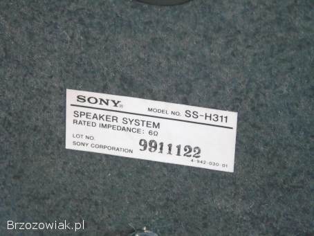 Kolumny Sony sprawne świetne stereo.  WYSYŁKA.
