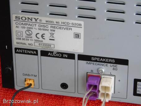 Amplituner Sony USB mp-3 CD RDS AUX.  DOSTAWA