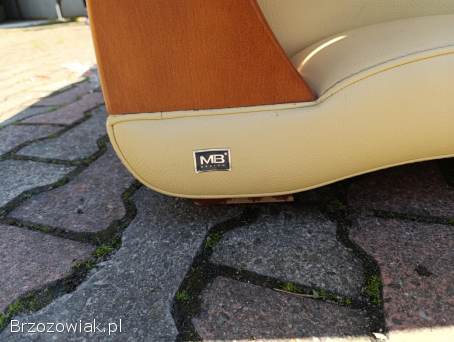 Włoski Zestaw mebli WYPOCZYNEK MB DESIGN Skóra