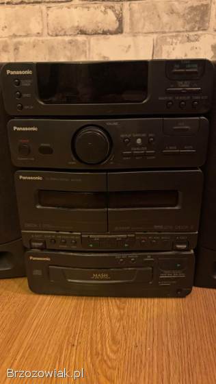 Wieża PANASONIC SA-CH32 + 2 kolumny