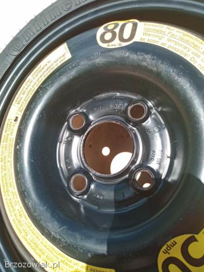 Dojazdówka zapas VW Golf Volkswagen 4x100 r14