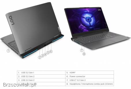 Jak nowy Laptop do aktualnych gier Lenovo LOQ z gwarancją producenta -  n prezent