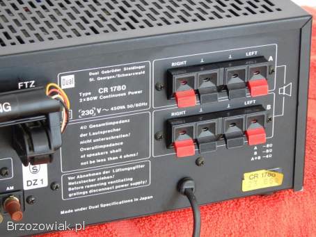 Amplituner Dual CR 1780 śliczny i sprawny Vintage.  WYSYŁKA.