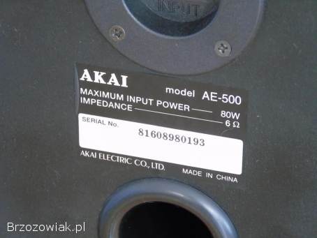Kolumny Akai AE-500 sprawne i ładne 2x 80 wat.  WYSYŁKA.