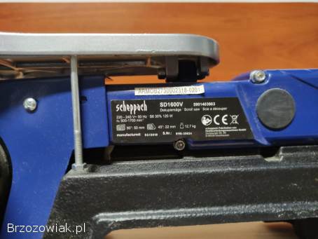 Wyrzynarka stołowa piła włosowa Scheppach SD1600V