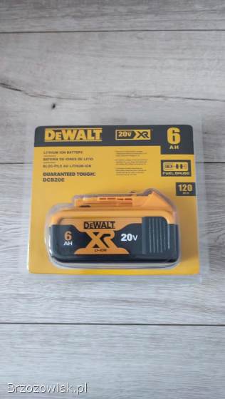 Nowa bateria akumulatorowa DeWalt 6AH