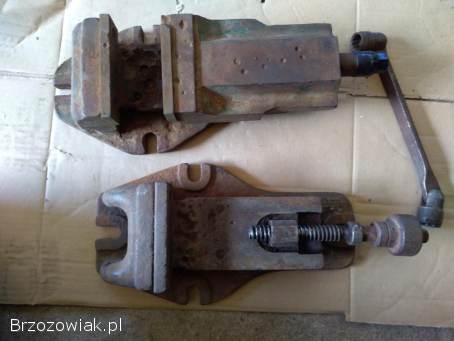 Imadło maszynowe stołowe solidne 100mm PRL