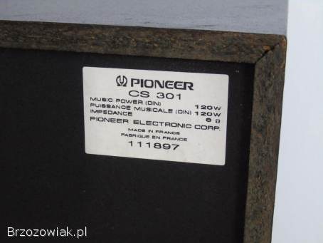 Świetne stereo kolumny Pioneer CS-301.  WYSYŁKA