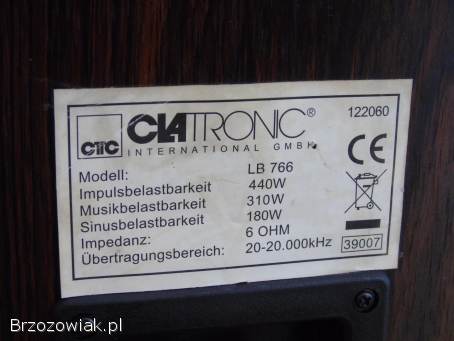 Śliczne kolumny Clatronic 2 x 440 wat.  DOSTAWA