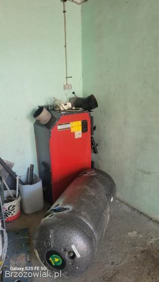 Piec defro + zbiornik na ciepla wode