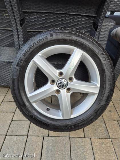 Felgi Oryginał Volkswagen Borbet,  opony 205/55 r16 DOT 06/2024