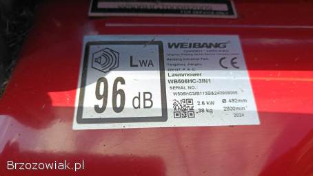 Kosiarka Weibang WB506HC 3w1