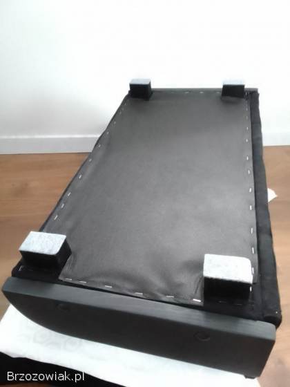 Sofa Legowisko z Czarnej Alkantary dla Pieska Kotka Nowa