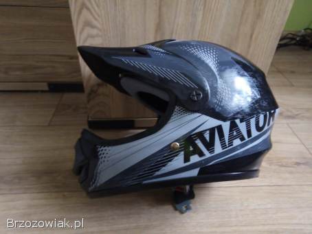 Kask na crossa rozmiar S.  Bez gogli!