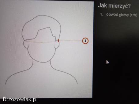 Kask na crossa rozmiar S.  Bez gogli!
