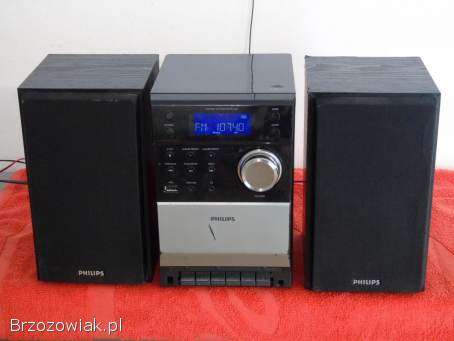 Wieża Philips MCM 1120 CD USB mp-3 mag kolumny.  sprawna.  DOSTAWA