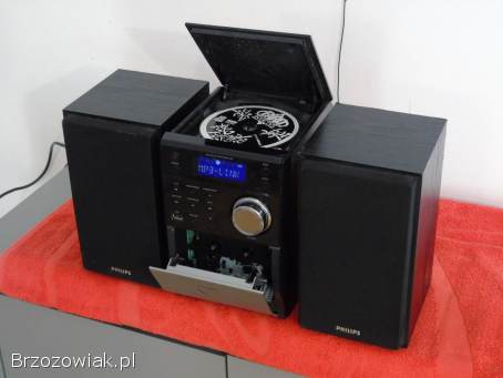 Wieża Philips MCM 1120 CD USB mp-3 mag kolumny.  sprawna.  DOSTAWA