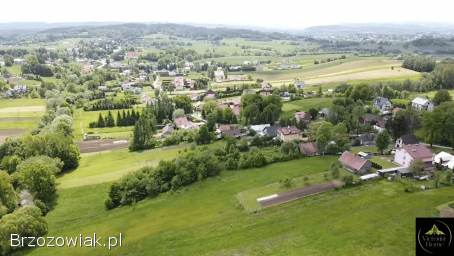 Działka budowlana – Trepcza,  2852 m² z pięknym widokiem,  media i dom do remontu.