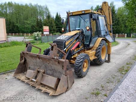 Koparko ładowarka cat 428d 03r