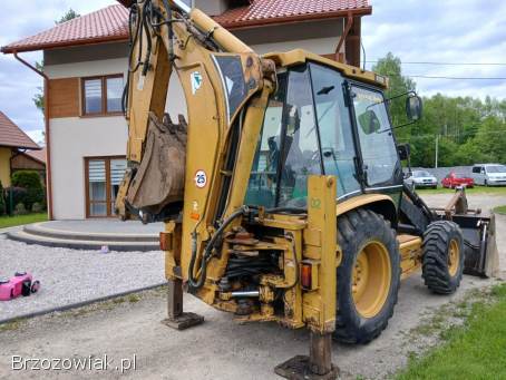 Koparko ładowarka cat 428d 03r