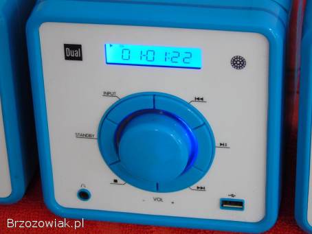 Wieża Dual radio USB mp3 CD kolumny.  WYSYŁKA