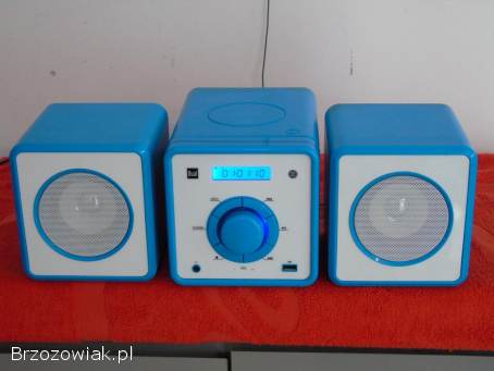 Wieża Dual radio USB mp3 CD kolumny.  WYSYŁKA