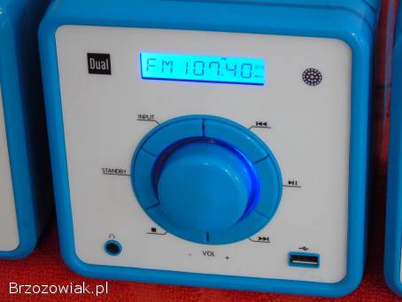 Wieża Dual radio USB mp3 CD kolumny.  WYSYŁKA