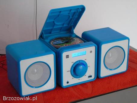 Wieża Dual radio USB mp3 CD kolumny.  WYSYŁKA