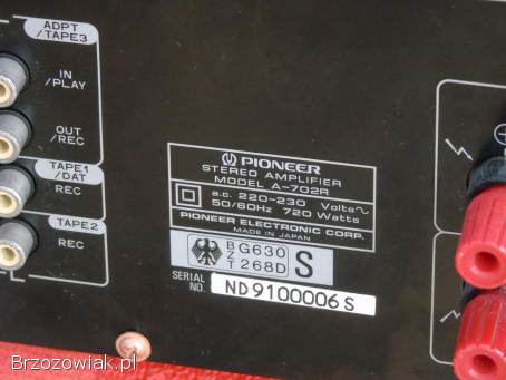 Wzmacniacz Pioneer A-702R sprawny 720 wat.  DOSTAWA