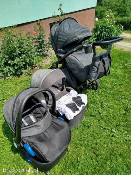 Wózek Milu Kids 3w1 plus akcesoria