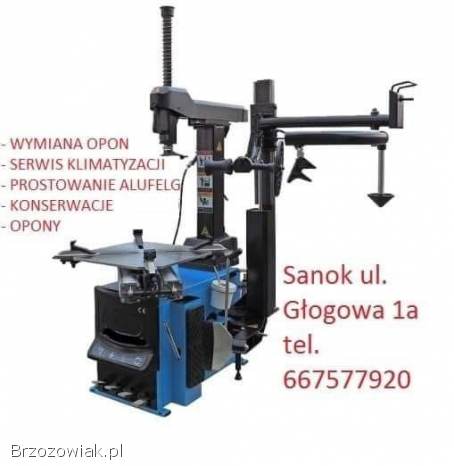 Serwis klimatyzacji,  Wymiana Opon,  Prostowanie Alufelg,  Opony