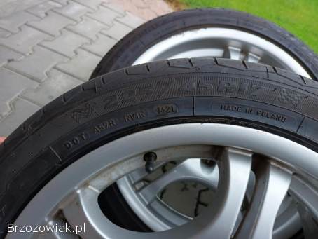 Oryginalny komplet kół BMW M pakiet 17 cali 5x120 o dwóch szerokościach.