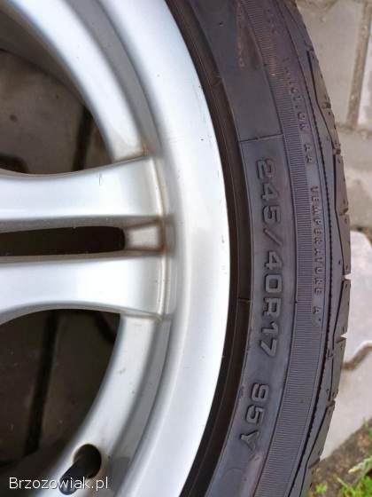 Oryginalny komplet kół BMW M pakiet 17 cali 5x120 o dwóch szerokościach.