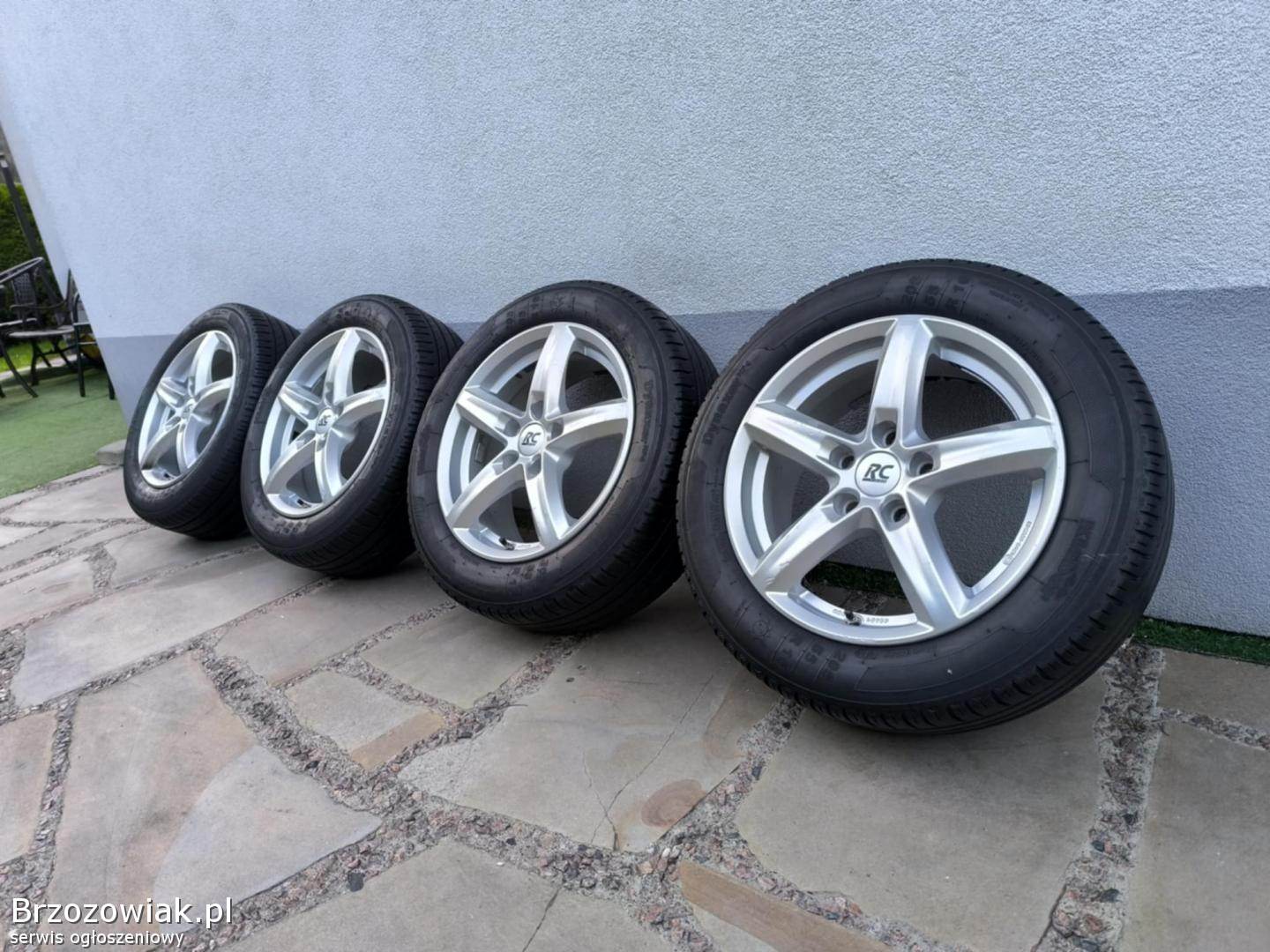 Alufelgi 16 5x112 opony letnie 205/55R16 Audi VW Seat Skoda Mercedes BMW