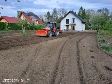 Usługi glebogryzarką separacyjną przygotowanie pod równanie terenu